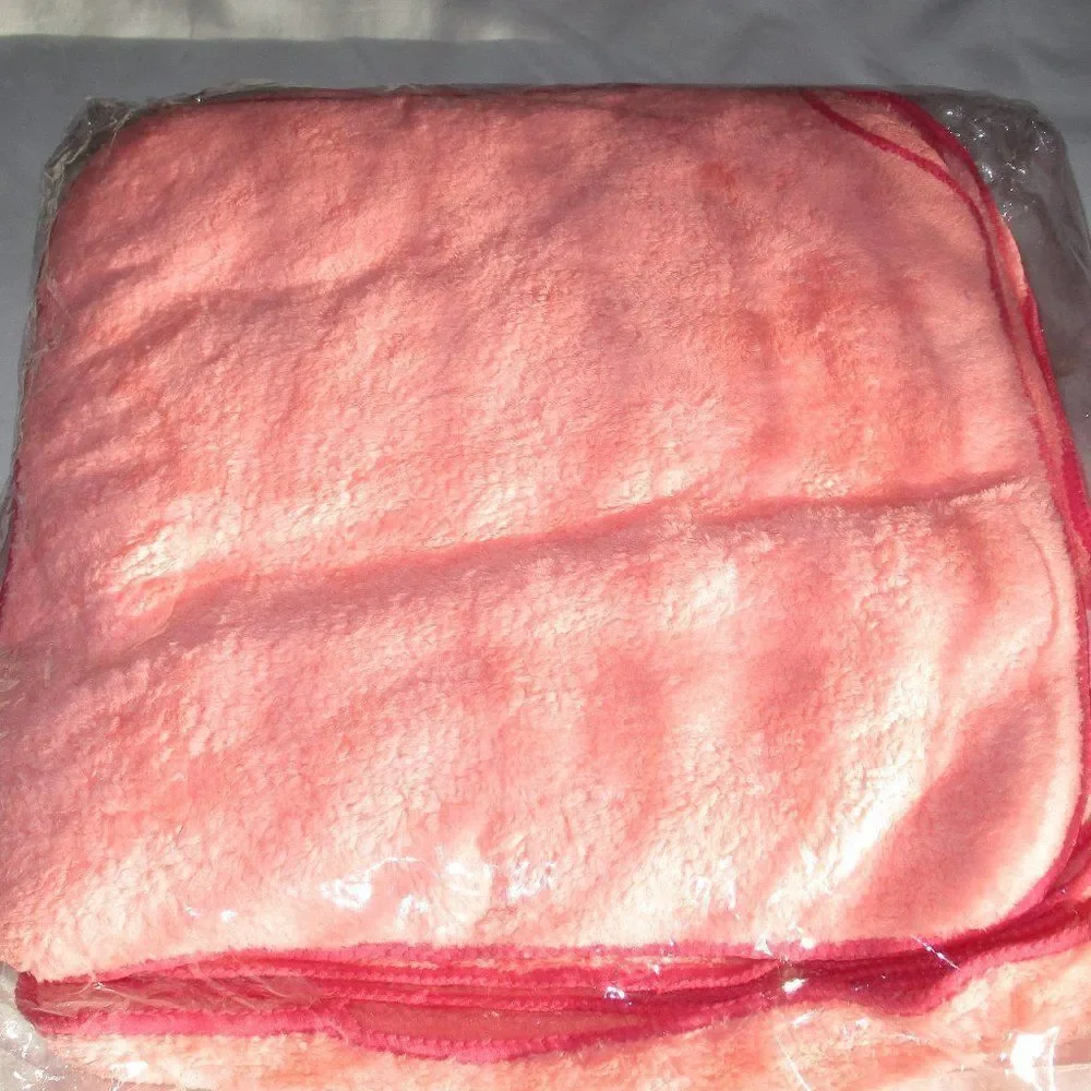 Set of 12 Ultra Soft Microfiber Towels Pink